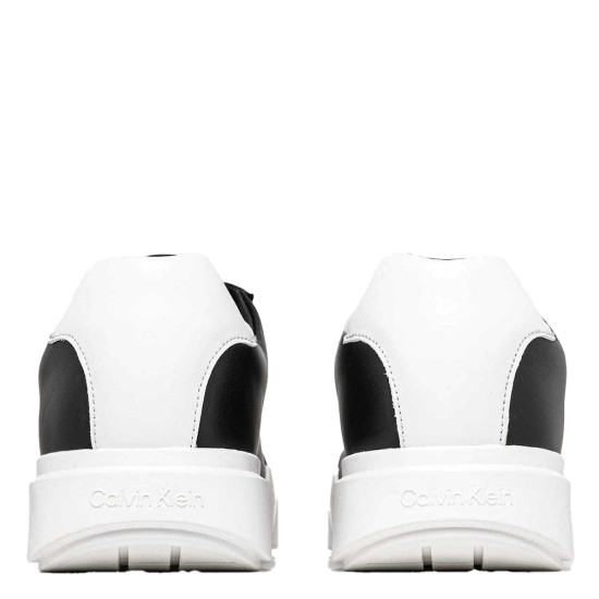 Calvin Klein Leather Durable Traction NYC Trainers
